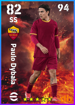 Paulo Dybala — SS, OVR 82, MAX 94