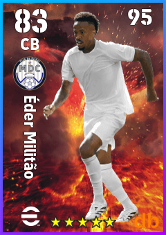 Éder Militão — CB, OVR 83, MAX 95