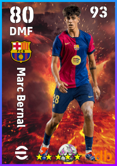 Marc Bernal — DMF, OVR 80, MAX 93