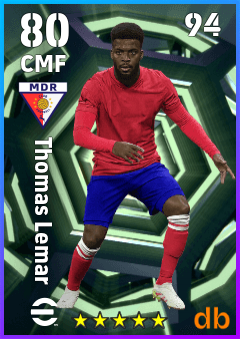 Thomas Lemar — CMF, OVR 80, MAX 94