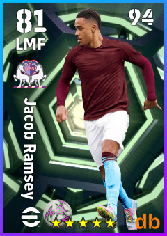 Jacob Ramsey — LMF, OVR 81, MAX 94