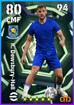 K. Dewsbury-Hall — CMF, OVR 80, MAX 94