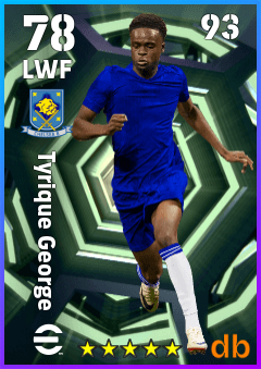 Tyrique George — LWF, OVR 78, MAX 93