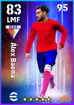 Álex Baena — LMF, OVR 83, MAX 95