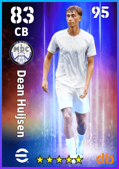 Dean Huijsen — CB, OVR 83, MAX 95