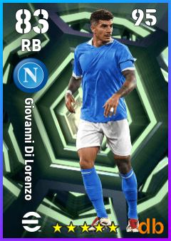 Giovanni Di Lorenzo — RB, OVR 83, MAX 95
