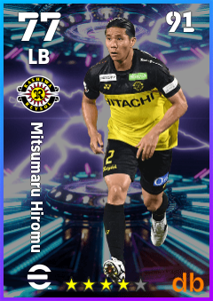 Mitsumaru Hiromu — LB, OVR 77, MAX 91