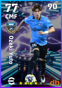 Ozeki Yuto — CMF, OVR 77, MAX 90