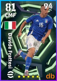 Davide Frattesi — CMF, OVR 81, MAX 94