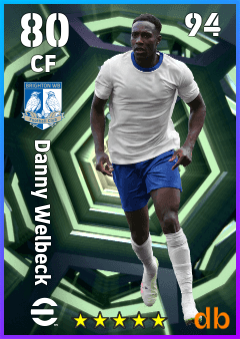 Danny Welbeck — CF, OVR 80, MAX 94