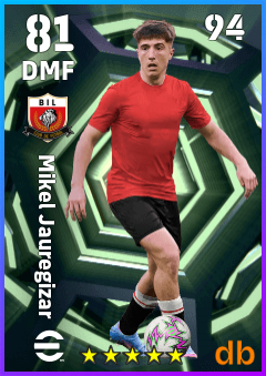 Mikel Jauregizar — DMF, OVR 81, MAX 94