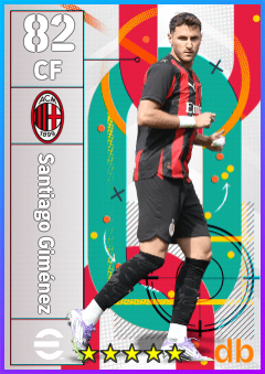 Santiago Giménez eFootball player card