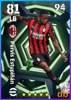 Pervis Estupiñán — LB, OVR 81, MAX 94