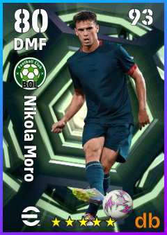 Nikola Moro — DMF, OVR 80, MAX 93