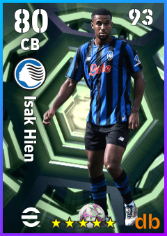Isak Hien — CB, OVR 80, MAX 93