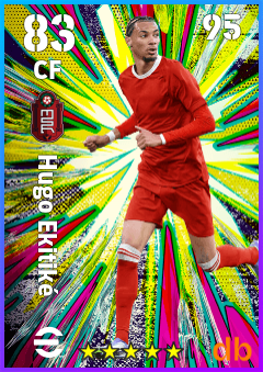 Hugo Ekitiké — CF, OVR 83, MAX 95
