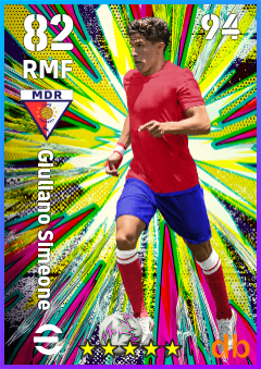Giuliano Simeone — RMF, OVR 82, MAX 94