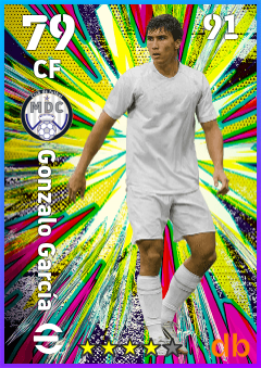 Gonzalo García — CF, OVR 79, MAX 91