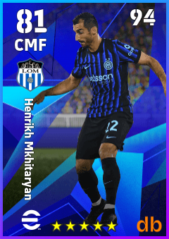 Henrikh Mkhitaryan — CMF, OVR 81, MAX 94