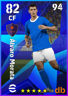 Álvaro Morata — CF, OVR 82, MAX 94