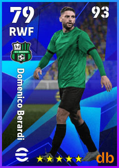 Domenico Berardi — RWF, OVR 79, MAX 93