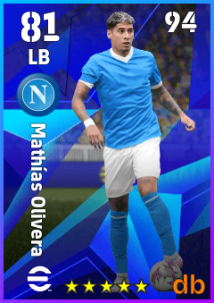 Mathías Olivera — LB, OVR 81, MAX 94