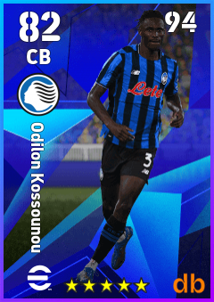 Odilon Kossounou — CB, OVR 82, MAX 94