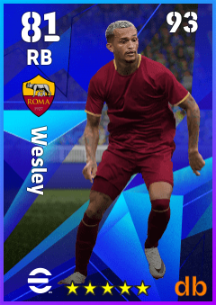 Wesley eFootball player card