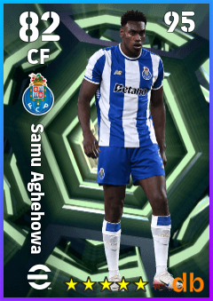 Samu Aghehowa — CF, OVR 82, MAX 95