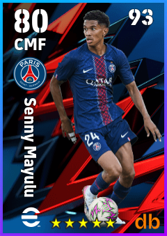 Senny Mayulu — CMF, OVR 80, MAX 93