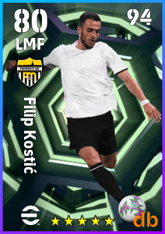 Filip Kostić eFootball player card