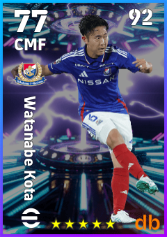 Watanabe Kota — CMF, OVR 77, MAX 92