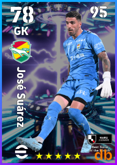 José Suárez — GK, OVR 78, MAX 95