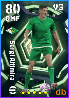 Sergi Altimira — DMF, OVR 80, MAX 93