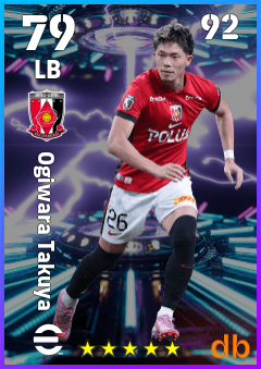 Ogiwara Takuya — LB, OVR 79, MAX 92