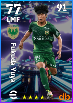 Fukuda Yuya — LMF, OVR 77, MAX 91