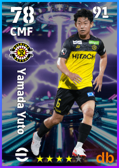 Yamada Yuto — CMF, OVR 78, MAX 91