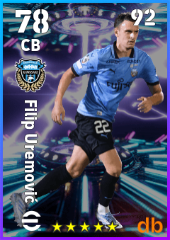 Filip Uremović — CB, OVR 78, MAX 92