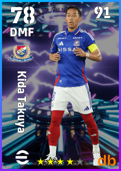 Kida Takuya — DMF, OVR 78, MAX 91