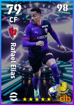 Rafael Elias — CF, OVR 79, MAX 98