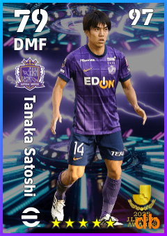 Tanaka Satoshi — DMF, OVR 79, MAX 97