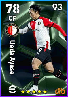 Ueda Ayase — CF, OVR 78, MAX 93