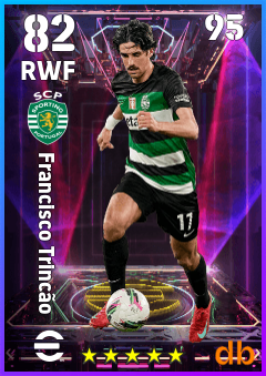 Francisco Trincão — RWF, OVR 82, MAX 95