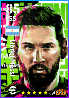 Lionel Messi eFootball player card