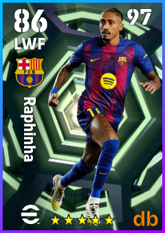 Raphinha eFootball player card