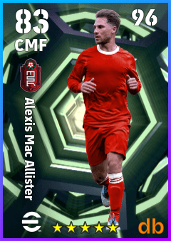 Alexis Mac Allister — CMF, OVR 83, MAX 96