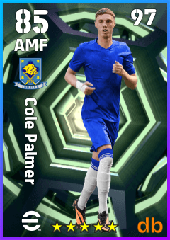 Cole Palmer — AMF, OVR 85, MAX 97