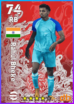 Rahul Bheke — RB, OVR 74, MAX 74