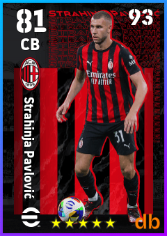 Strahinja Pavlović — CB, OVR 81, MAX 93