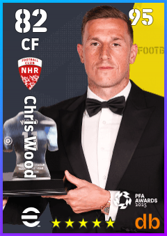 Chris Wood — CF, OVR 82, MAX 95